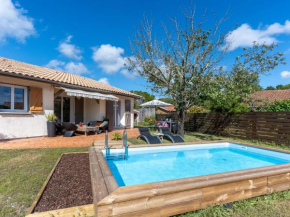 Charmante maison près plage avec piscine, WiFi, parking - 6 pers - FR-1-319-562